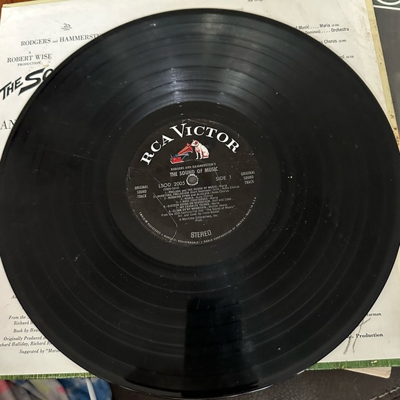 The Sound of Music Soundtrack Vinyl LP RCA LSOD-2005 Julie Andrews. - Picture 4 of 4